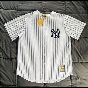 This is a 100 percent authentic and brand new Yankee home Jersey.